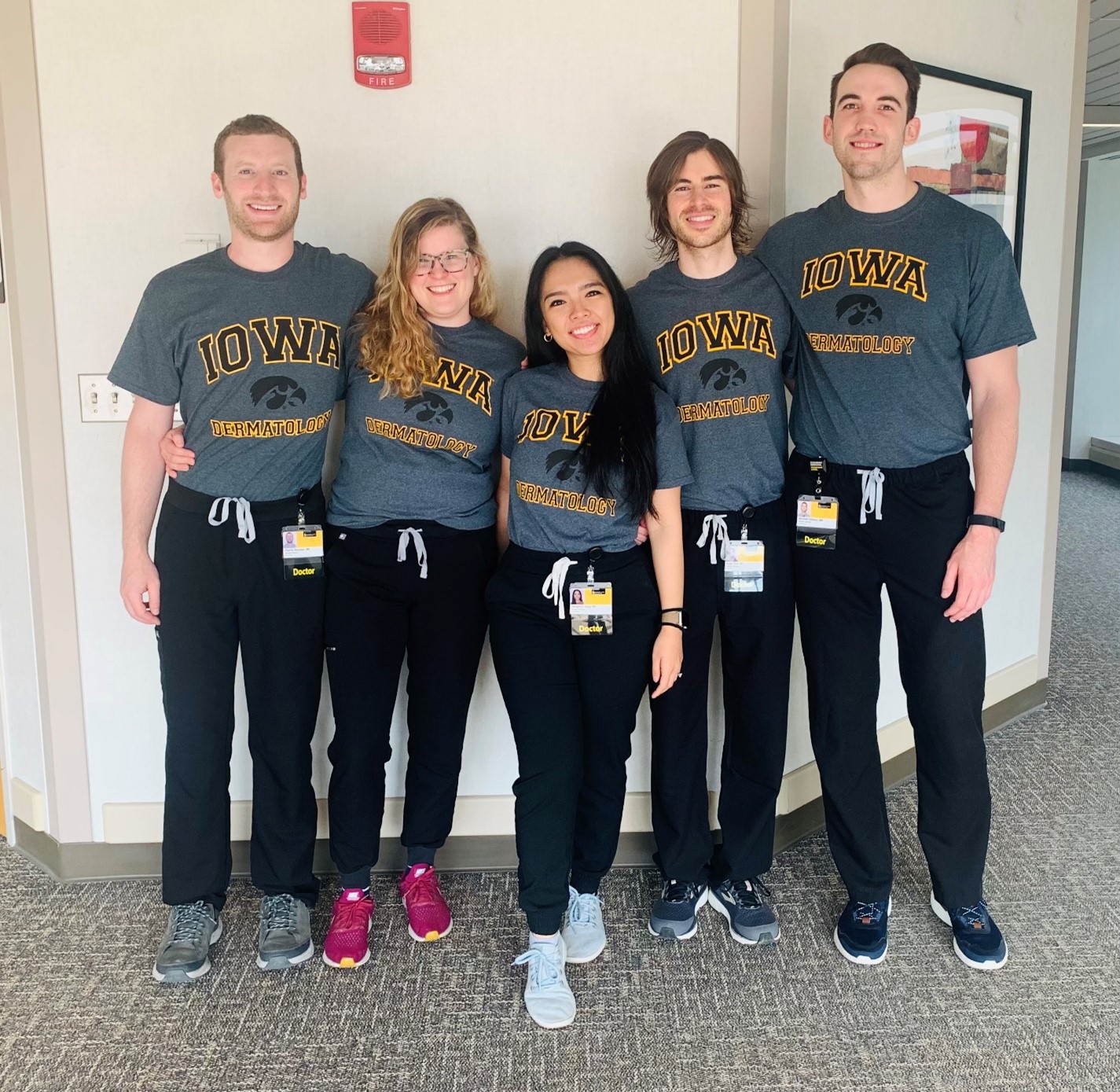 Group photo of 2024 Dermatology Resident Class