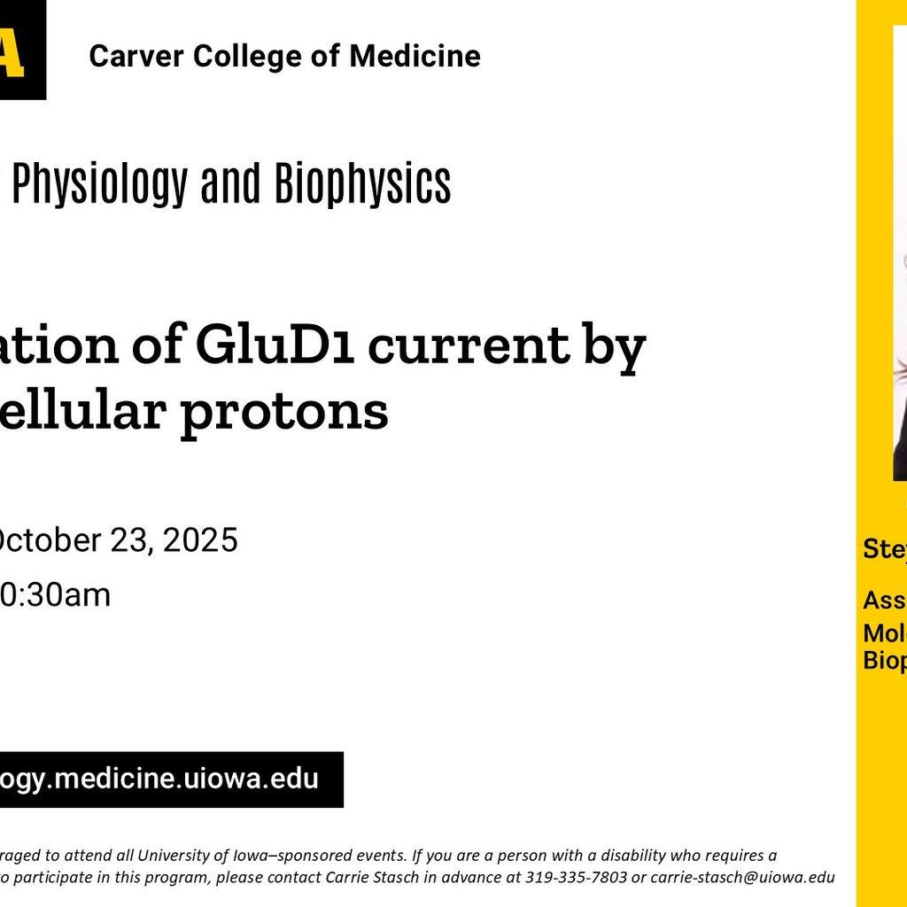 Molecular Physiology and Biophysics Workshop, Stephanie Gantz, PhD promotional image