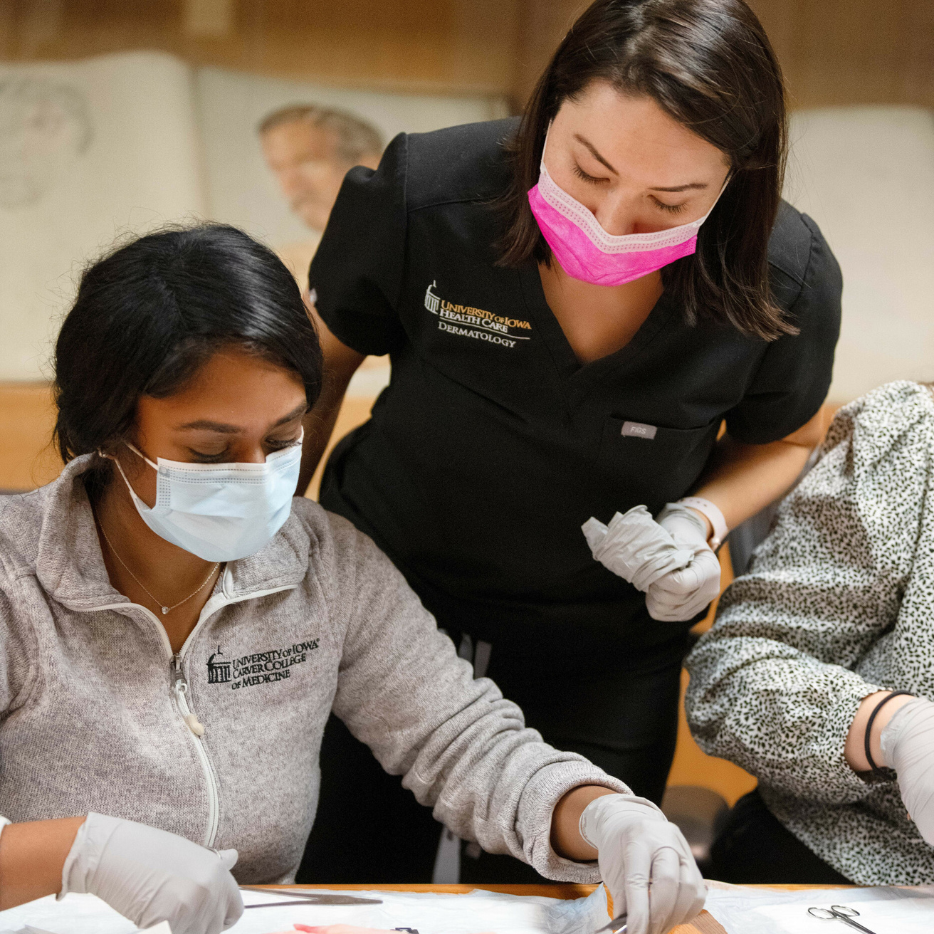 Resident teaching medical student